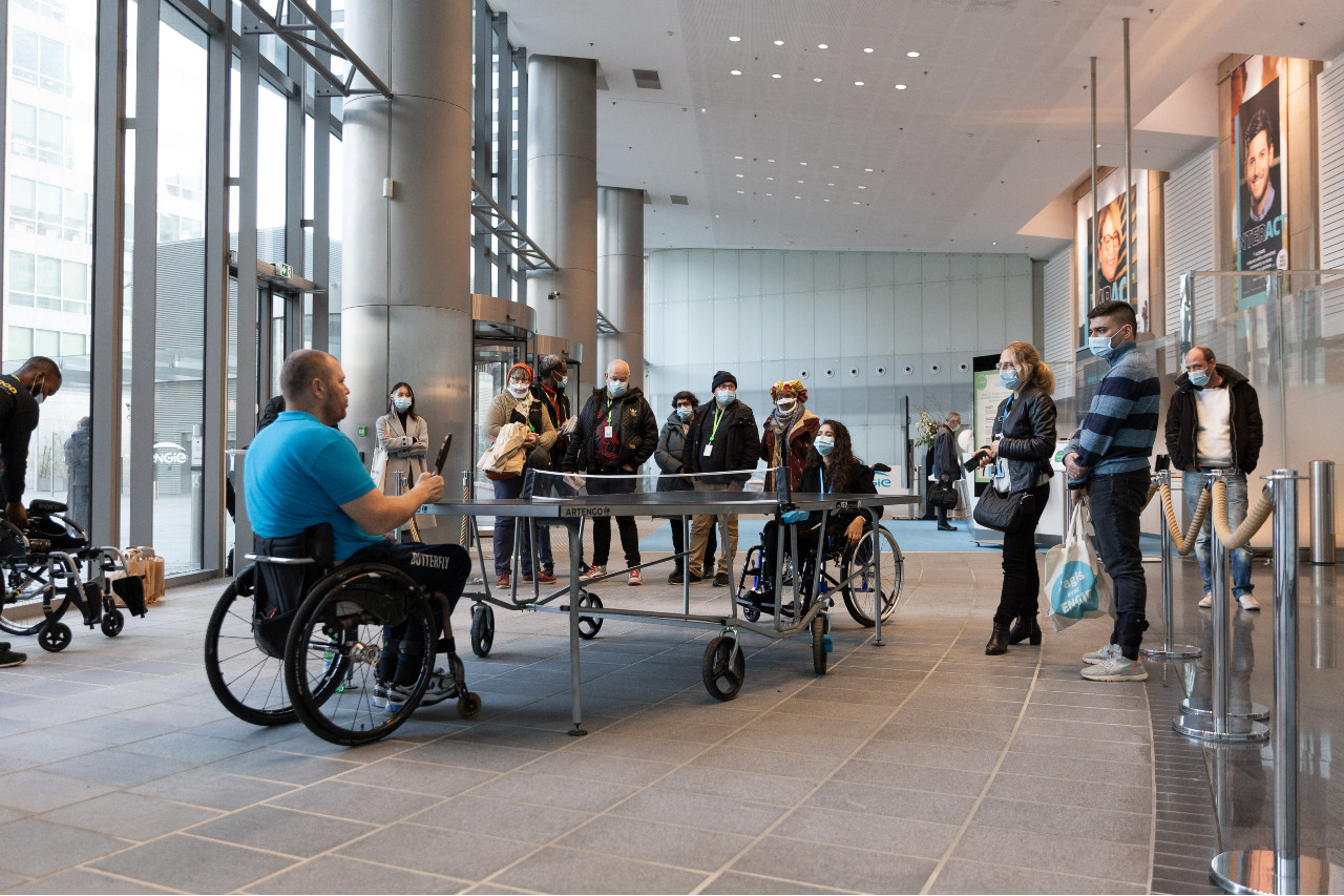 Tournoi de pingpong &agrave; la SEEPH d'Engie