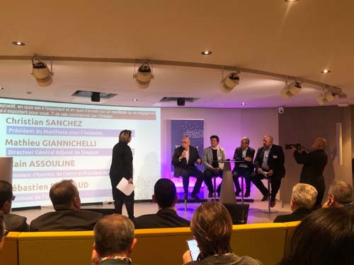 Table ronde au lancement de la charte J'agis pour l'inclusion des personnes en situation de handicap par l'emploi dans les m&eacute;tiers du num&eacute;rique