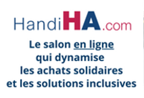 Logo HandiHA, le salon en ligne qui dynamise les achats solidaires et les solutions inclusives