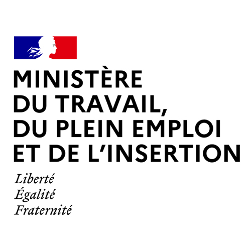 Logo Ministère du Travail, du Plein Emploi et de l'Insertion